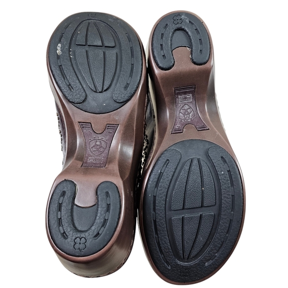 Ariat Strathmore Brown Leather Studded Clogs in 8B - Picture 5 of 5
